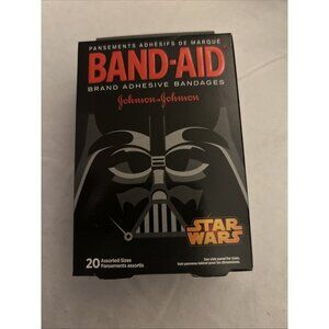 Star Wars Band-Aids 20 Asst. Sizes New In Box John’s & Johnson Darth Vader C-3PO